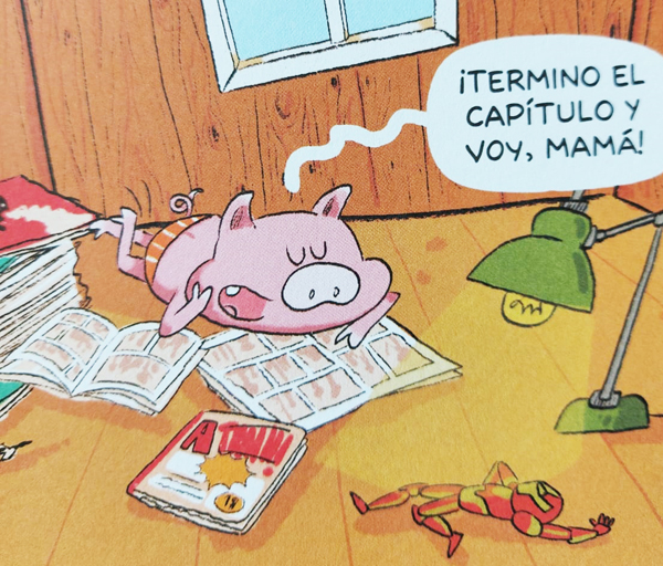 Ilustración de Super Cerdo