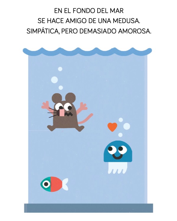 Ilustración de Ratón a la fuga
