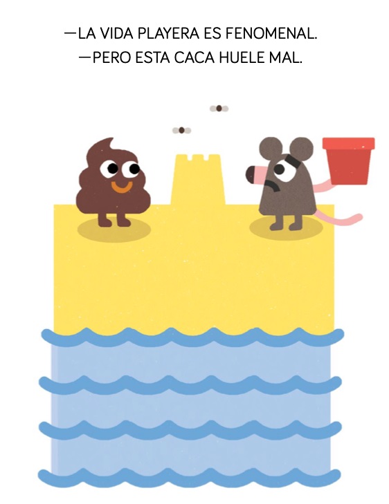 Ilustración de Ratón a la fuga