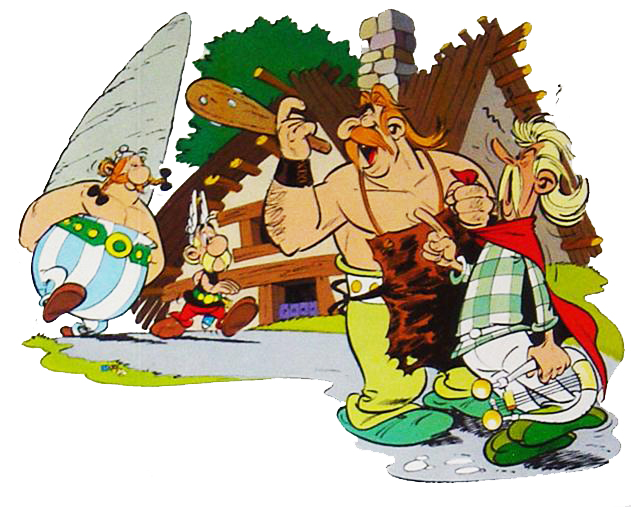 Ilustración de El menhir de oro
