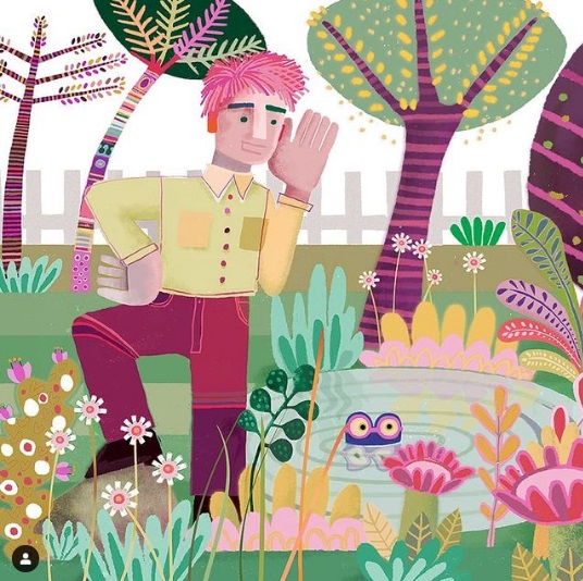 Ilustración de Las ranas saben cantar