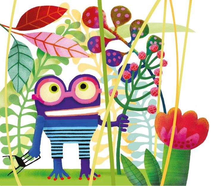 Ilustración de Las ranas saben cantar