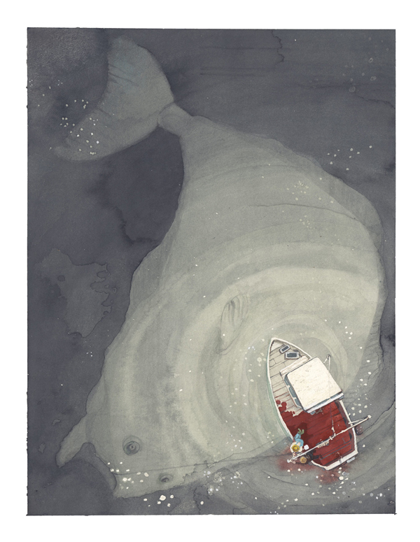 Ilustración de Lena, Theo y el mar