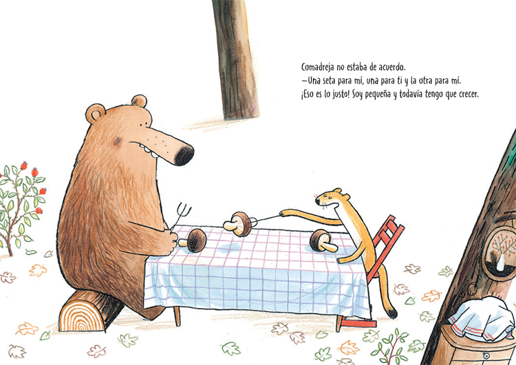 Ilustración de Dos para mí, una para tí