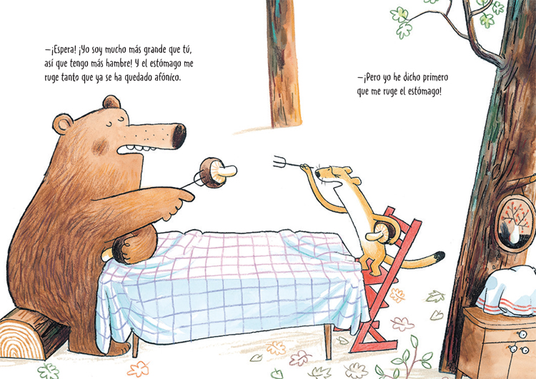 Ilustración de Dos para mí, una para tí