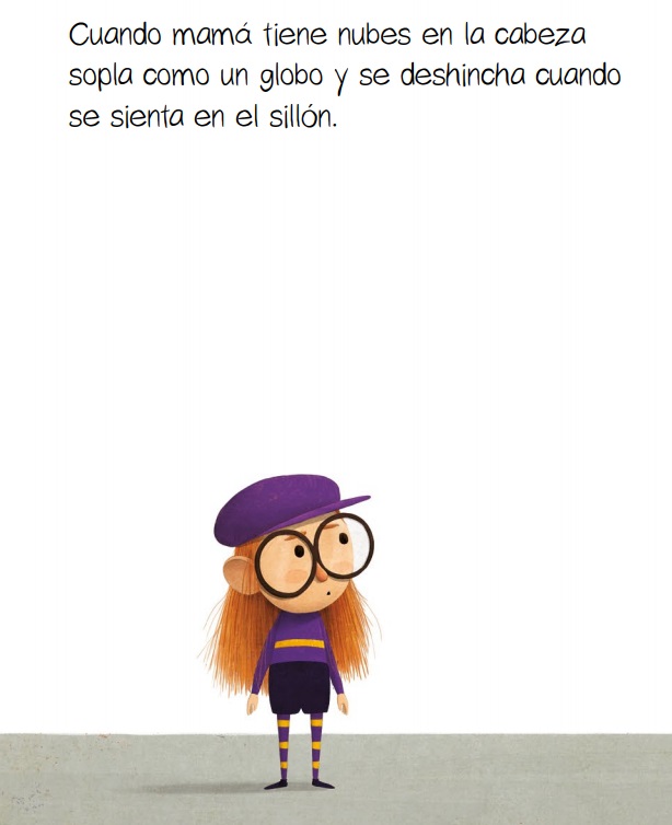 Ilustración de A veces mamá tiene truenos en la cabeza