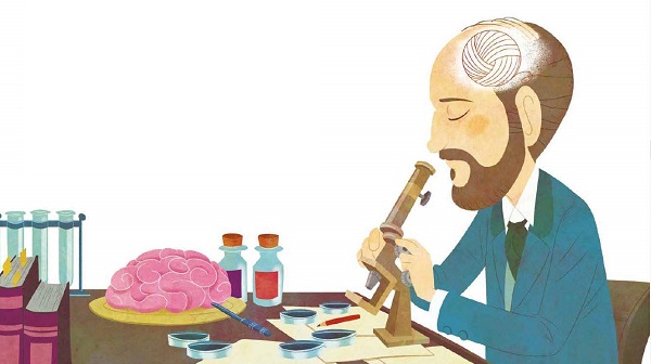 Ilustración de Ramón y Cajal