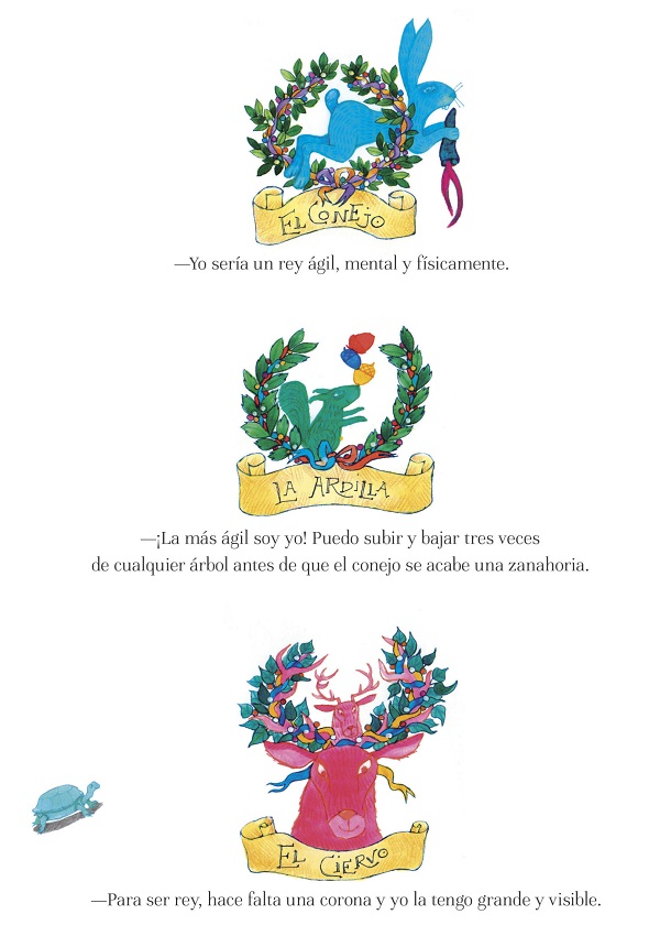 Ilustración de El rey del bosque