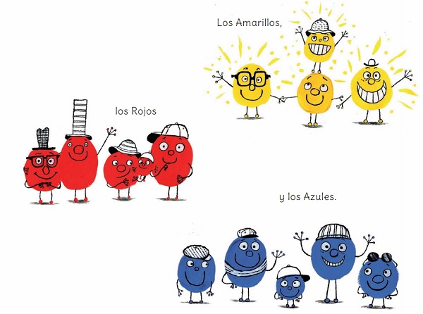 Ilustración de MEZCLADOS. Una historia de colores