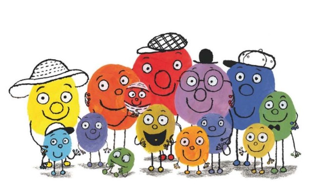 Ilustración de MEZCLADOS. Una historia de colores