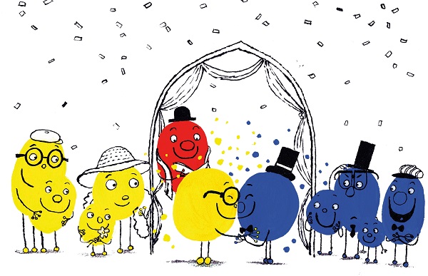 Ilustración de MEZCLADOS. Una historia de colores
