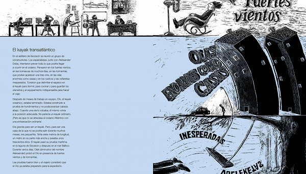 Ilustración de DOBA en el océano