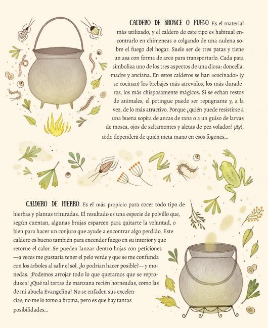 Ilustración de El vuelo de las brujas