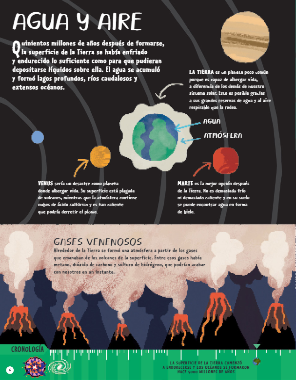 Ilustración de Lo que vieron los dinosaurios