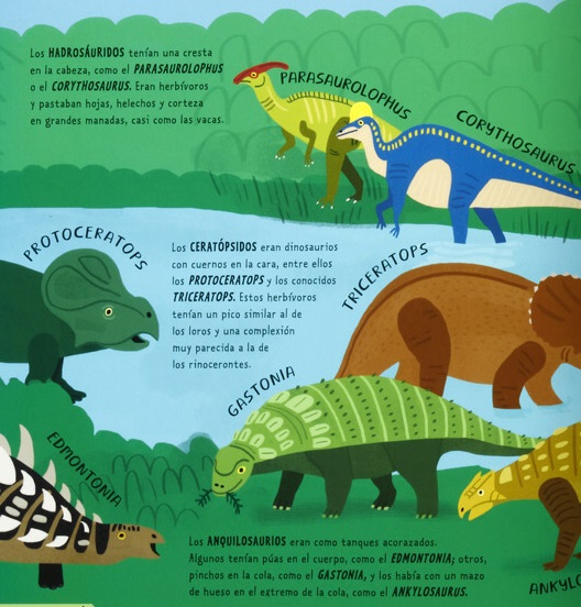 Ilustración de Lo que vieron los dinosaurios