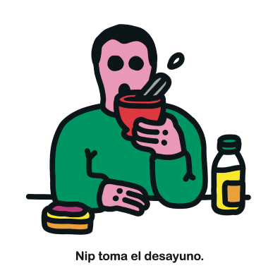 Ilustración de Un día con Nip y Nimp