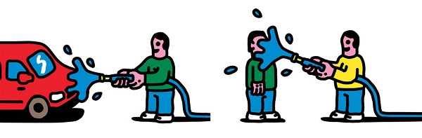 Ilustración de Un día con Nip y Nimp
