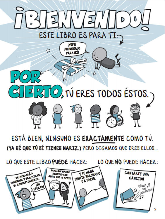 Ilustración de El consentimiento (¡para niños y niñas!)