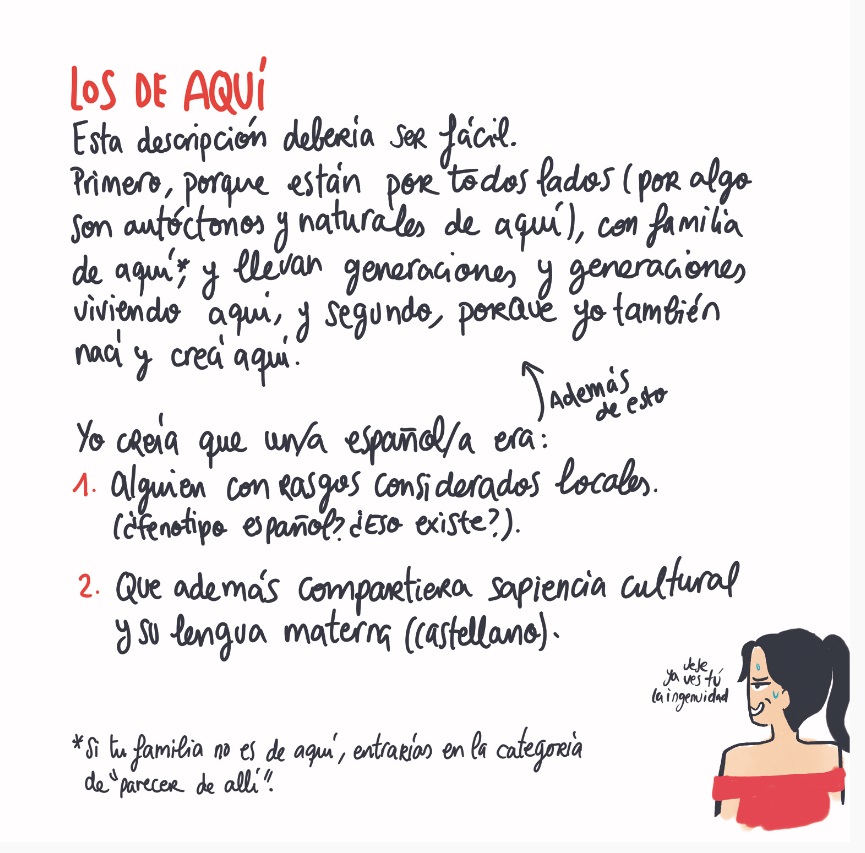 Ilustración de Gente de aquí. Gente de allí