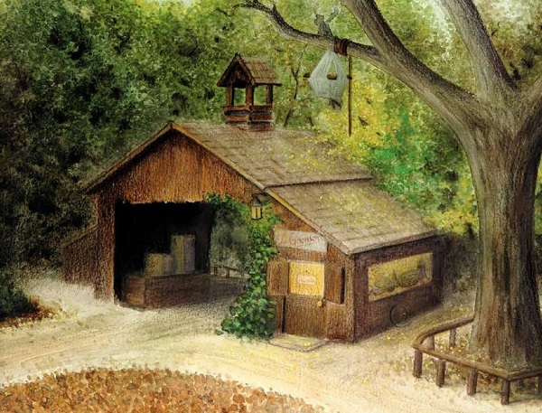 Ilustración de La fábrica de turrón
