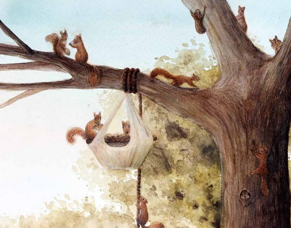 Ilustración de La fábrica de turrón