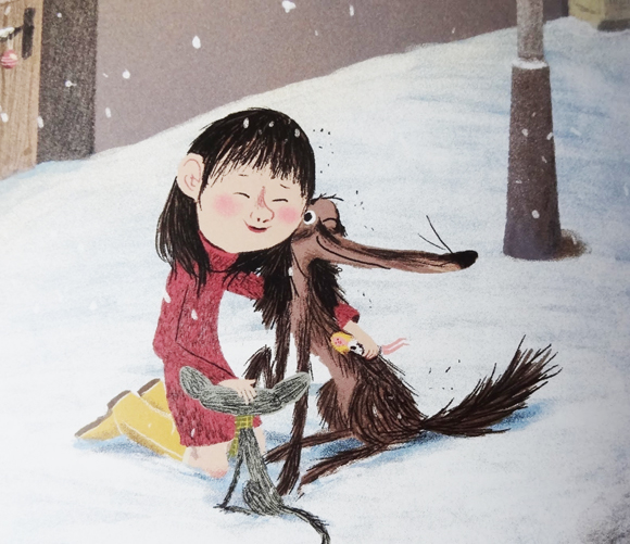 Ilustración de Perro Apestoso, ¡feliz Navidad!