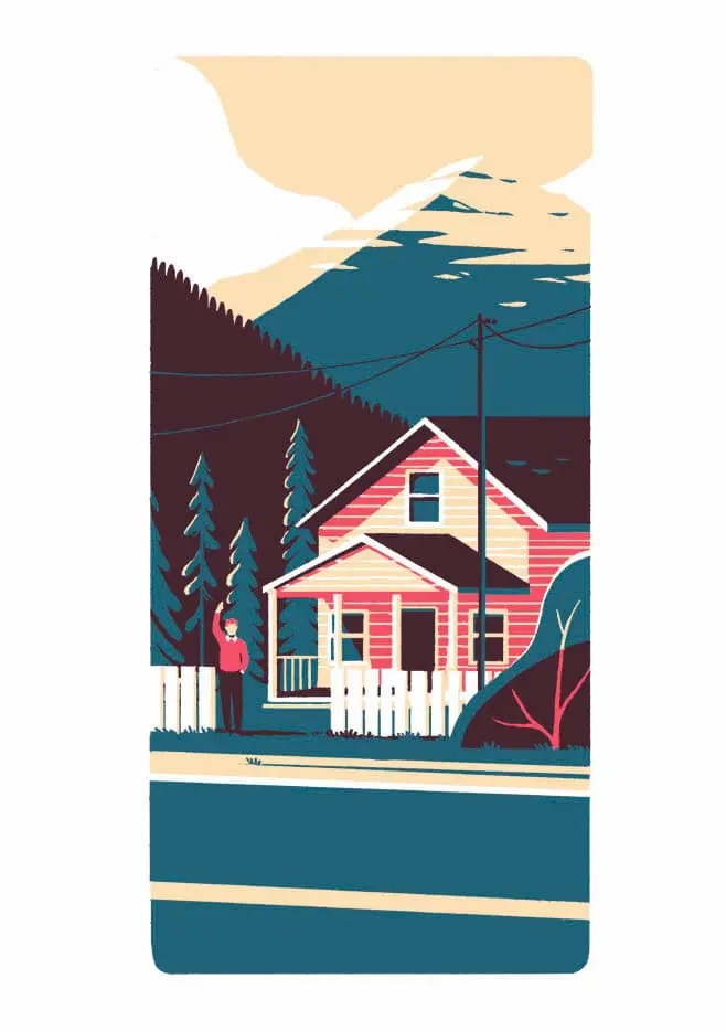 Ilustración de A TRAVÉS. El universo de un hombre