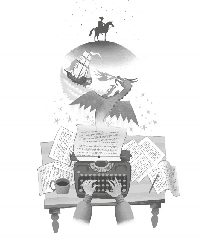 Ilustración de La historia imposible de Sebastian Cole