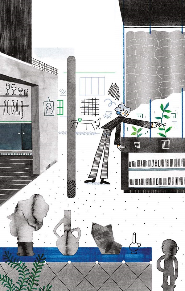 Ilustración de El arquitecto y el árbol