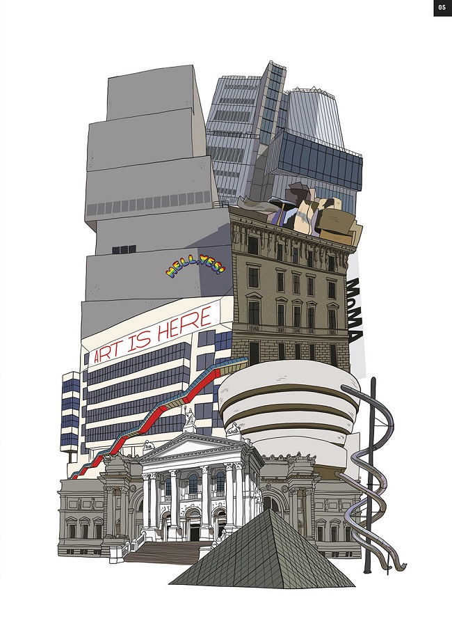 Ilustración de Cómo se hace un museo