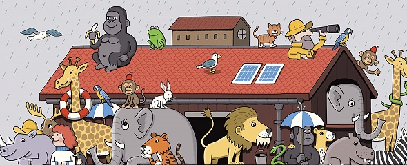 Ilustración de Busca y encuentra numerosos números