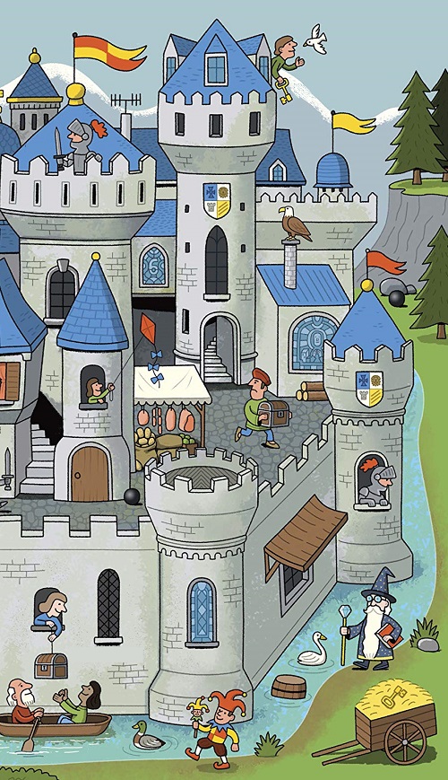 Ilustración de Busca y encuentra numerosos números