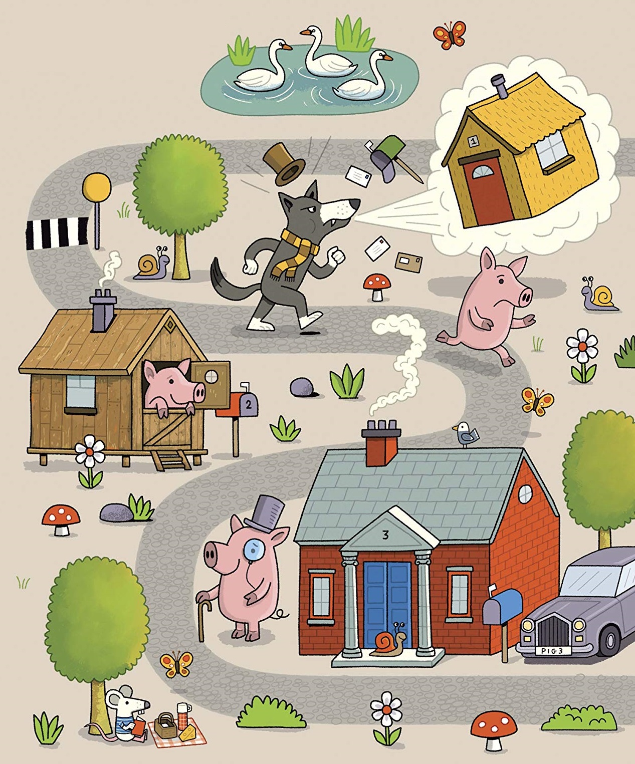 Ilustración de Busca y encuentra numerosos números