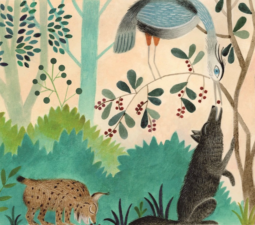 Ilustración de El alce negro