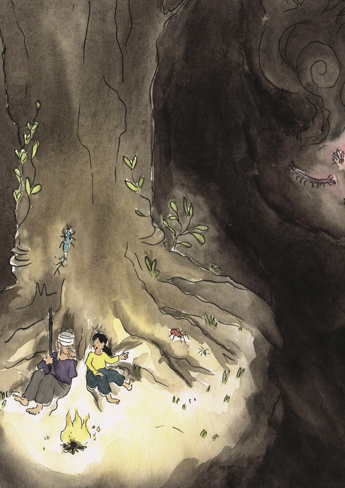 Ilustración de El sendero