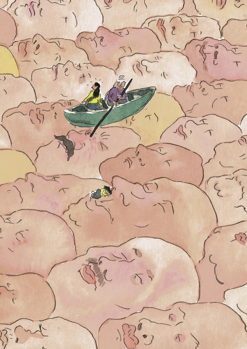 Ilustración de El sendero