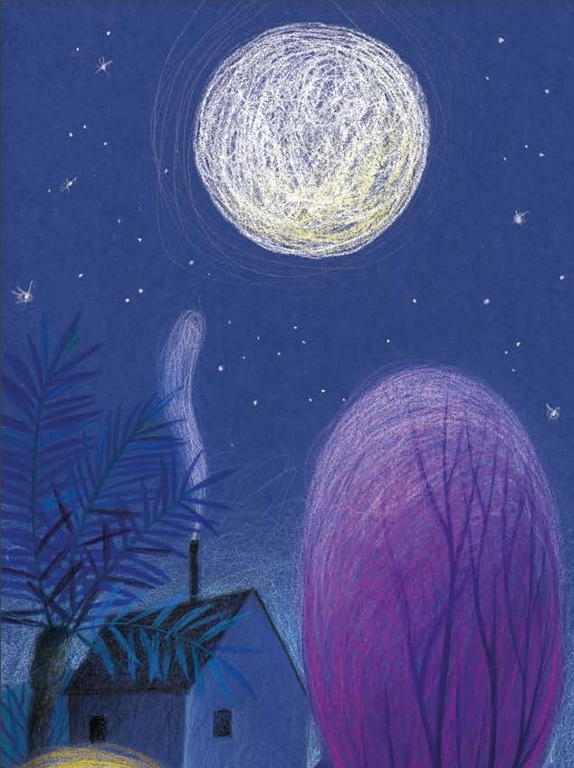 Ilustración de Paula y la Luna