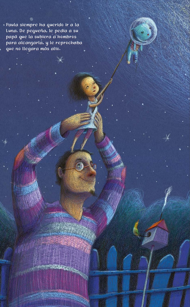 Ilustración de Paula y la Luna