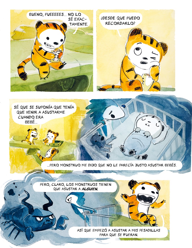 Ilustración de Tigresa contra Pesadilla