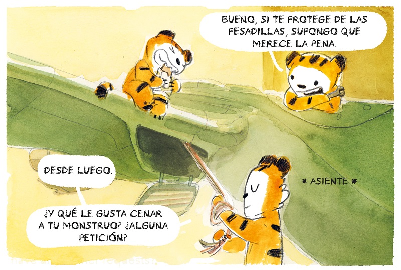 Ilustración de Tigresa contra Pesadilla