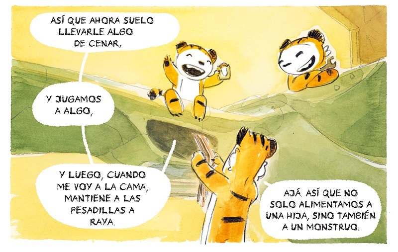 Ilustración de Tigresa contra Pesadilla