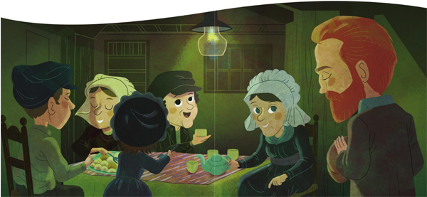 Ilustración de Vincent Van Gogh