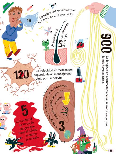 Ilustración de Preguntas y respuestas CURIOSAS sobre... MI CUERPO