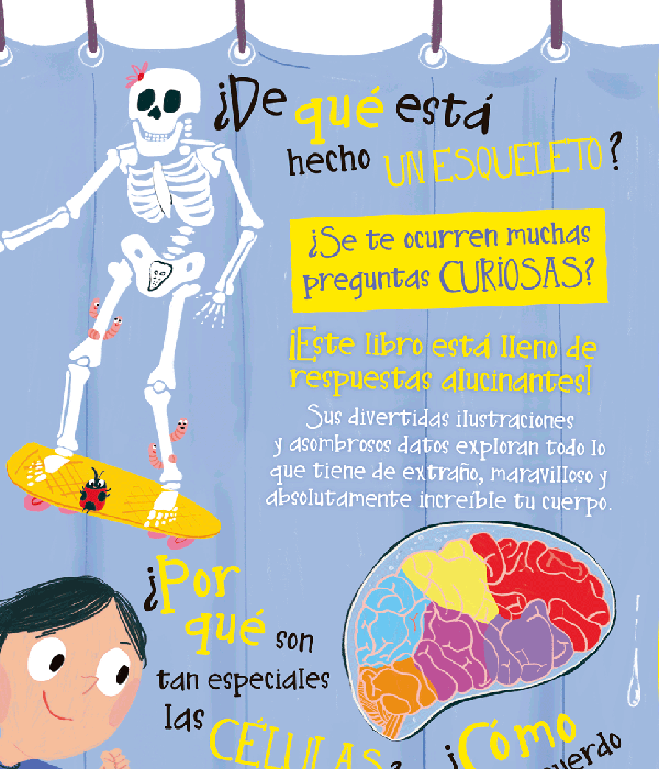 Ilustración de Preguntas y respuestas CURIOSAS sobre... MI CUERPO