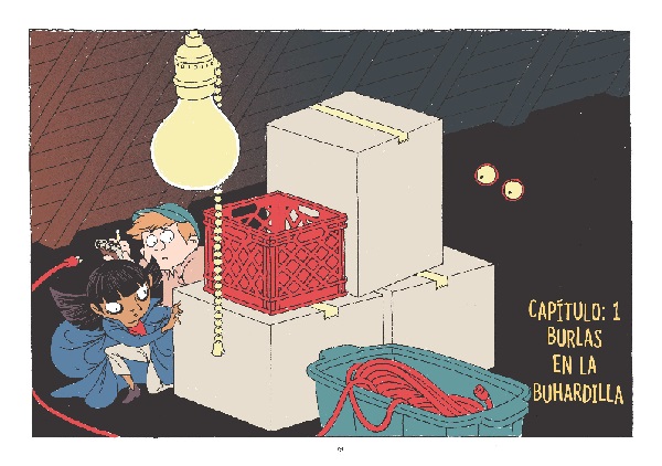 Ilustración de Margo Maloo y los chicos del centro comercial