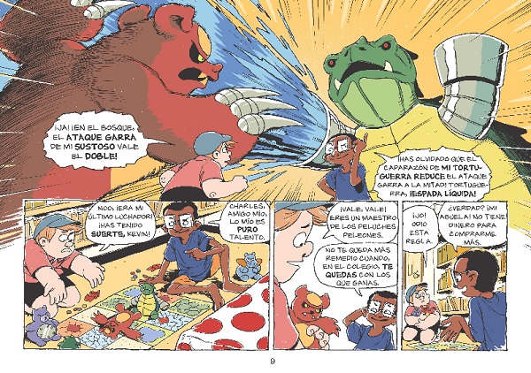 Ilustración de Margo Maloo y los chicos del centro comercial