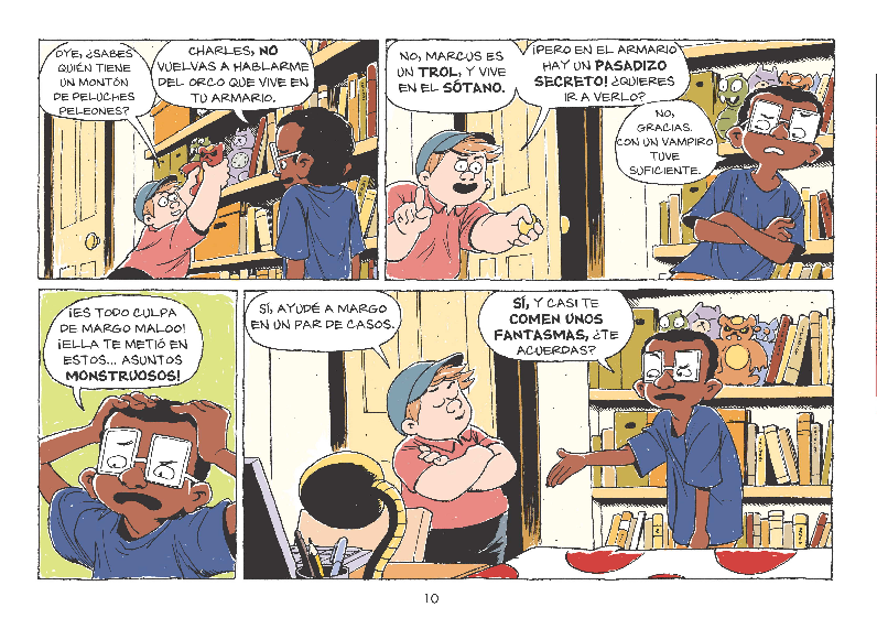 Ilustración de Margo Maloo y los chicos del centro comercial