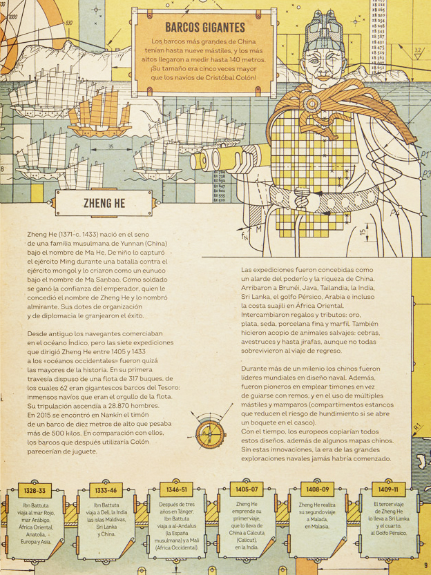 Ilustración de Atlas de las grandes expediciones