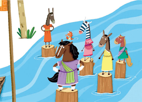 Ilustración de Lupas y Nanai
