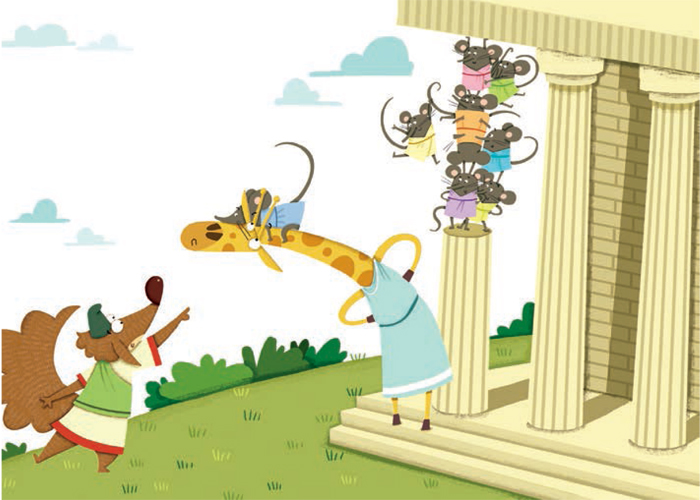 Ilustración de Lupas y Nanai